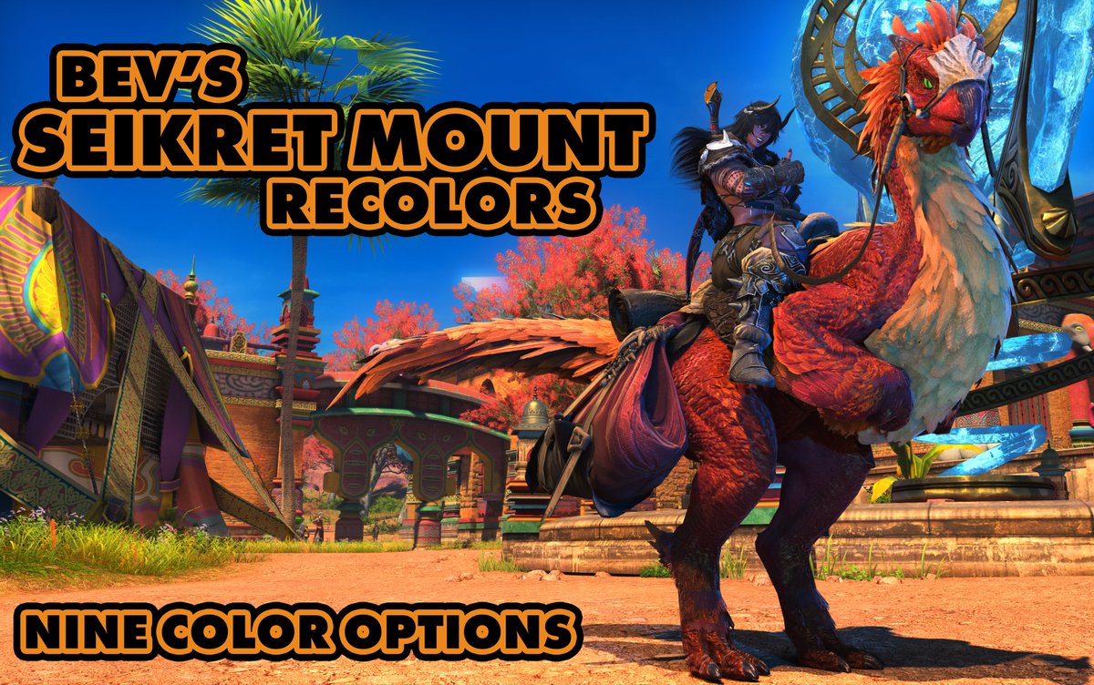 I decided to take use my personal Seikret recolor and make bunch more for a public mod. Maybe you'll find a color you like :3

heliosphere.app/mod/2fhqqm9y7s…