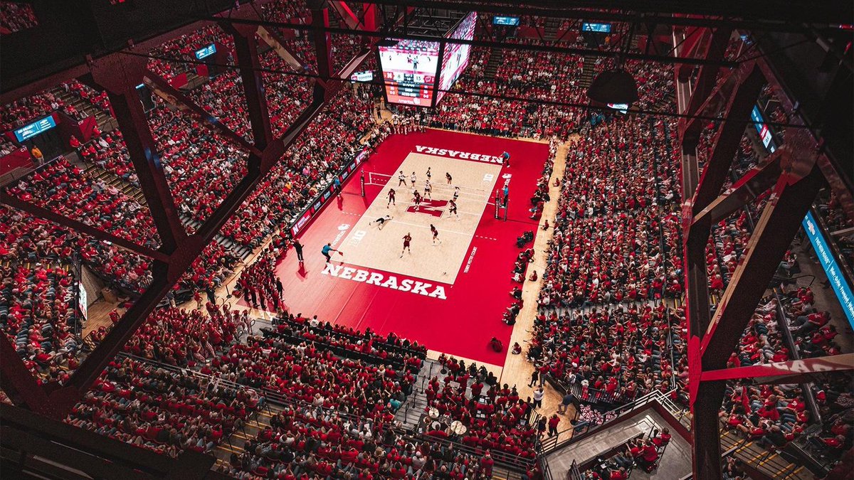 Im still trying to figure out how Emily Ehman thinks Penn State has the best atmosphere in womens volleyball.....hmm...
I think <a href="/HuskerVB/">Nebraska Volleyball</a> probably has something to say about that.