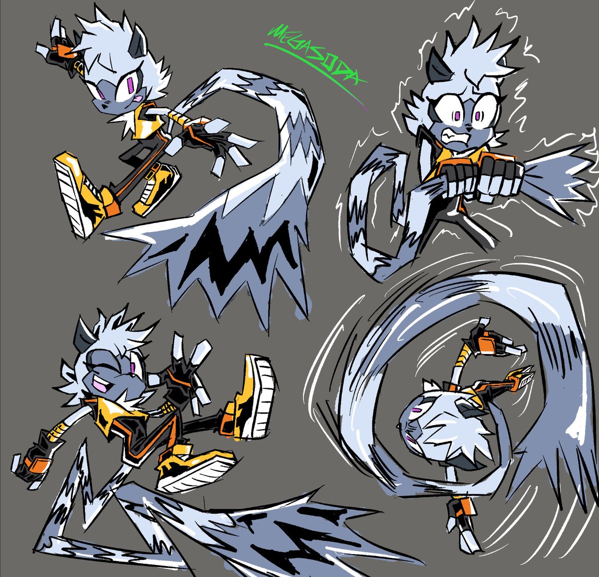 wanted to go with a character I’ve never drawn before 
#tanglethelemur #sonicidw #sonicart #digitalart