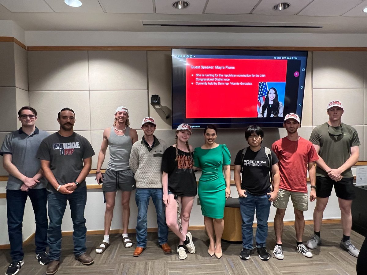 Had a great meeting with the TAMMUC College Republicans yesterday! Proud to stand with young leaders who are passionate about putting America First. Together, we’re committed to policies that support our nation and empower college students.

Let’s keep America First and build a