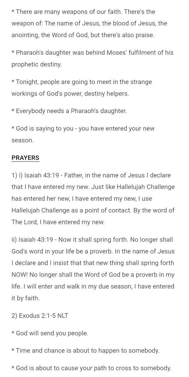 TosinofJesus's tweet photo. PRAYER POINTS, DECREES, AND DECLARATIONS FOR THE OCTOBER 2025 #HallelujahChallenge DAY 4 https://t.co/6Sqm9zTKon