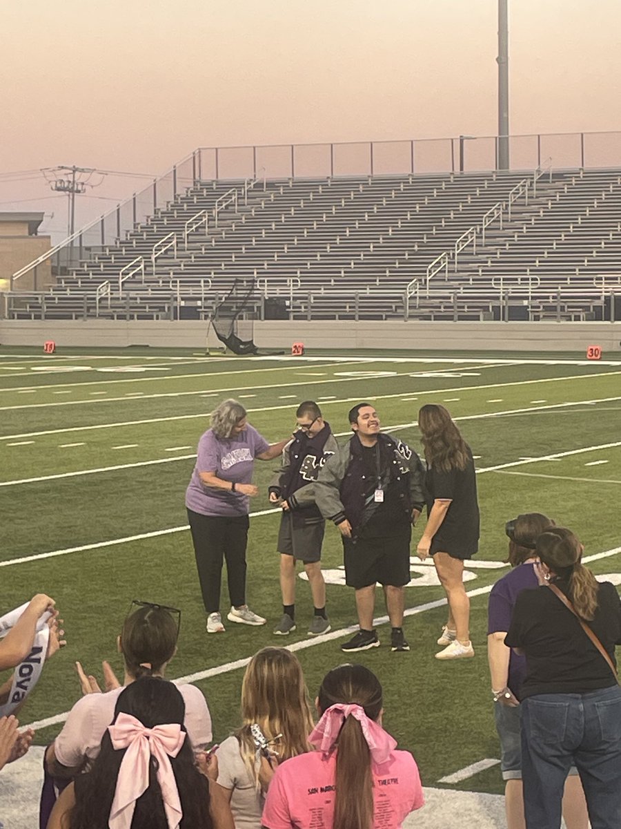 RattlerMBB's tweet image. Congratulations to our Senior student manager Tyler Murken for his letter jacket &amp;amp; leading his Rattler squad on the field tonight!  #TBird #UNITY🐍🏀