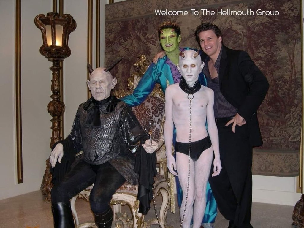 me , my girls and my chained up twink on the way to the goth club