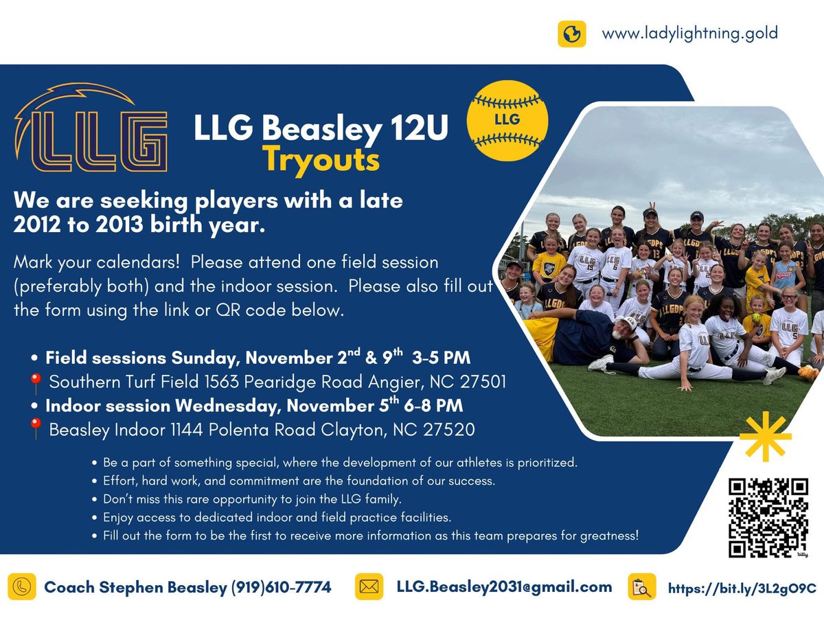 Org_LLG's tweet image. Tryout dates announced for 12u squad 
👇👇👇👇👇👇