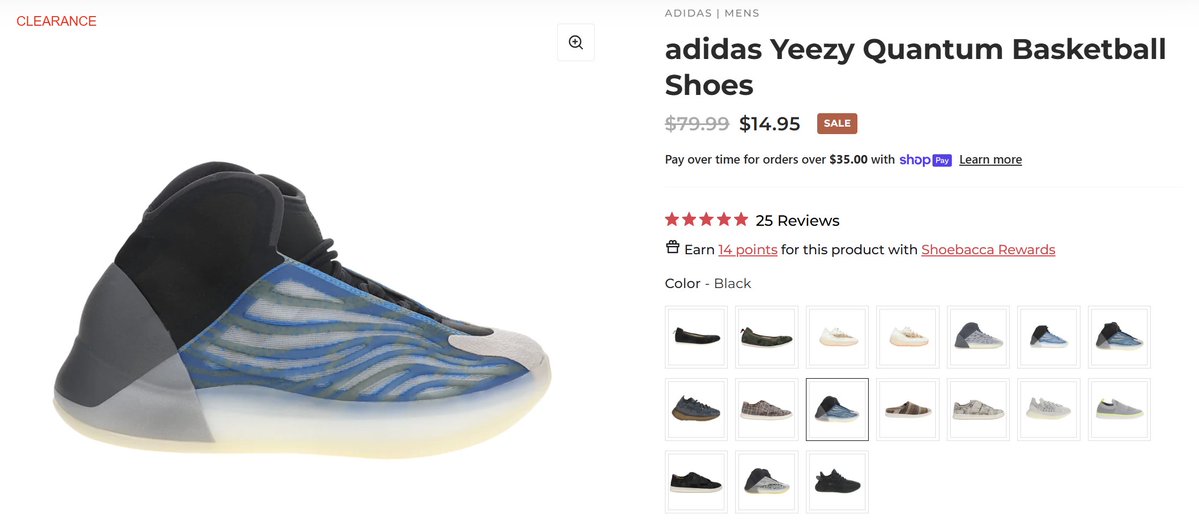 Pricerrors's tweet image. PRICE ERROR ON YEEZY&apos;S??? 🚨

Lots are only $14, SEARCH THROUGH ALL!

shoebacca.com/collections/ad…