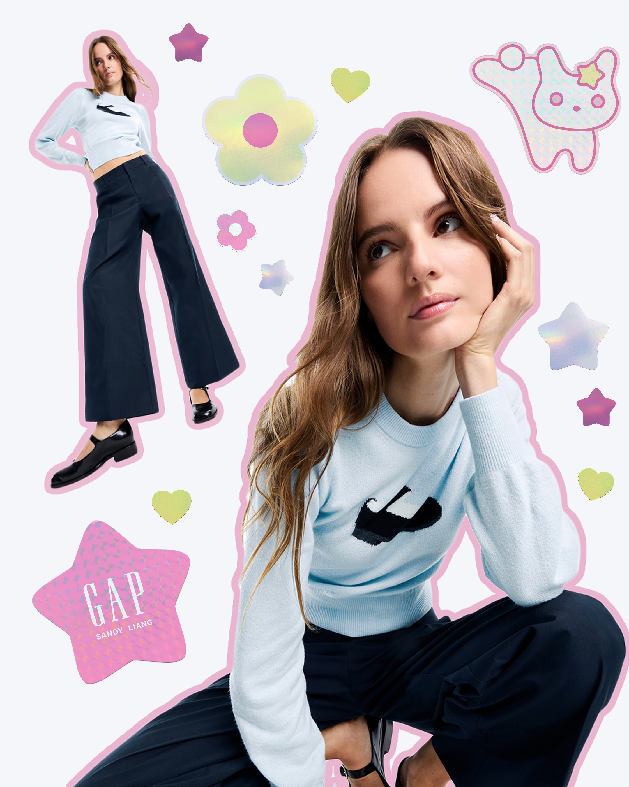 sandy liang ✖️ gap デニム　25インチ Gap × Sandy Liang Low Rise '90s Loose Carpenter Jeans | Gap