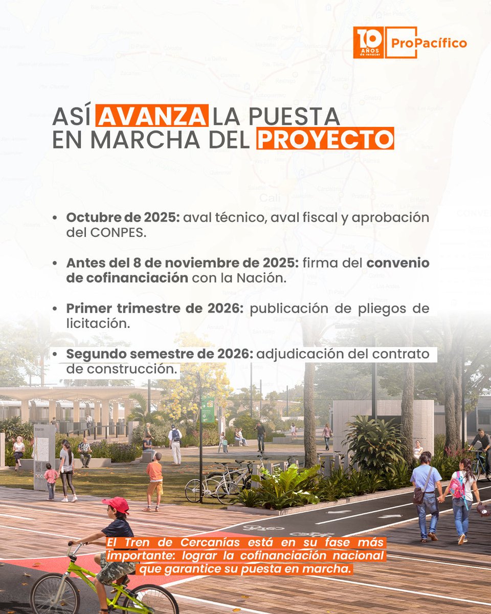 ProPacificoOrg's tweet photo. Hoy estamos más cerca que nunca de hacerlo realidad. Por eso, es fundamental que las diferencias políticas no frenen el progreso que millones de ciudadanos esperan. 

Este proyecto es el sueño de los caleños y vallecaucanos que, tras más de nueve años de trabajo técnico y articulación institucional, cuenta con el respaldo ciudadano y territorial necesario: solo falta la firma del convenio de cofinanciación por parte del Gobierno Nacional.