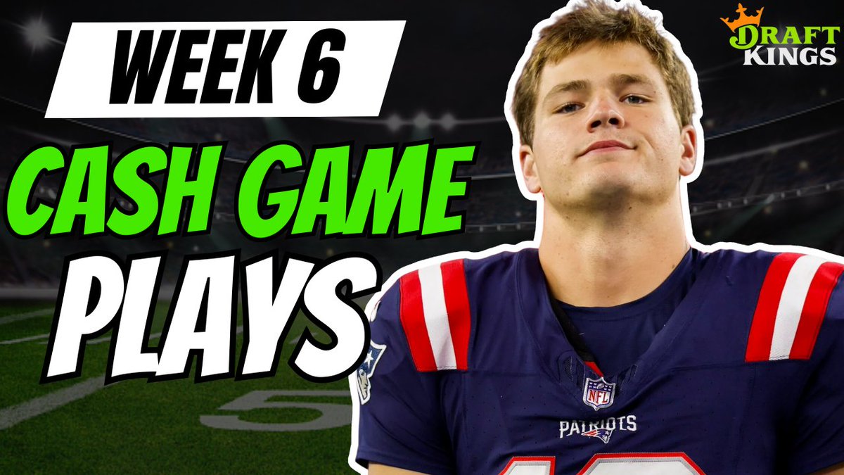 New Video 🚨

DraftKings - NFL Week 6 Cash Plays

📺: youtu.be/xcHzf_sQoJI