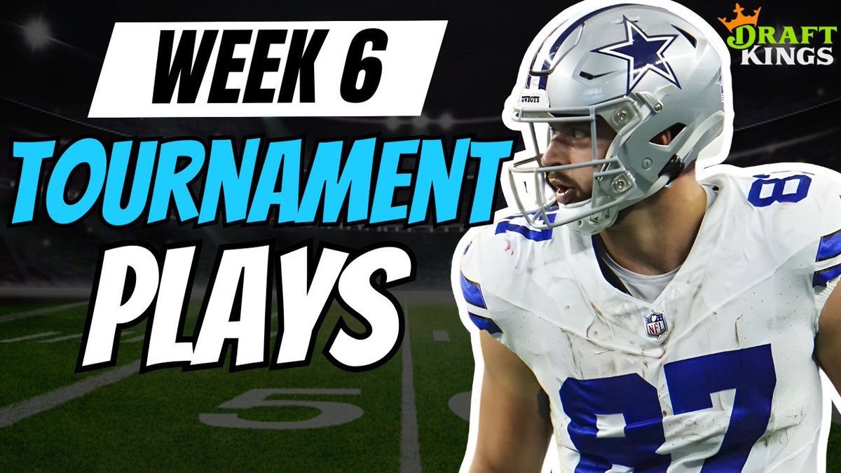 New Video 🚨

DraftKings - NFL Week 6 Tournament Plays

📺: youtu.be/9anrGlAP0Wo