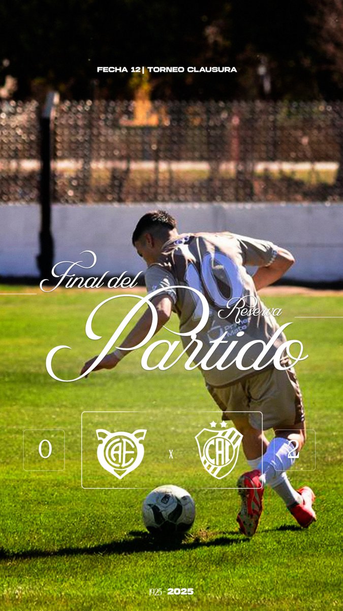 Torneo Clausura 🏆

#ReservaCAI | Fecha 12

Final del partido.

#Estudiantes 0
#Independiente 2
