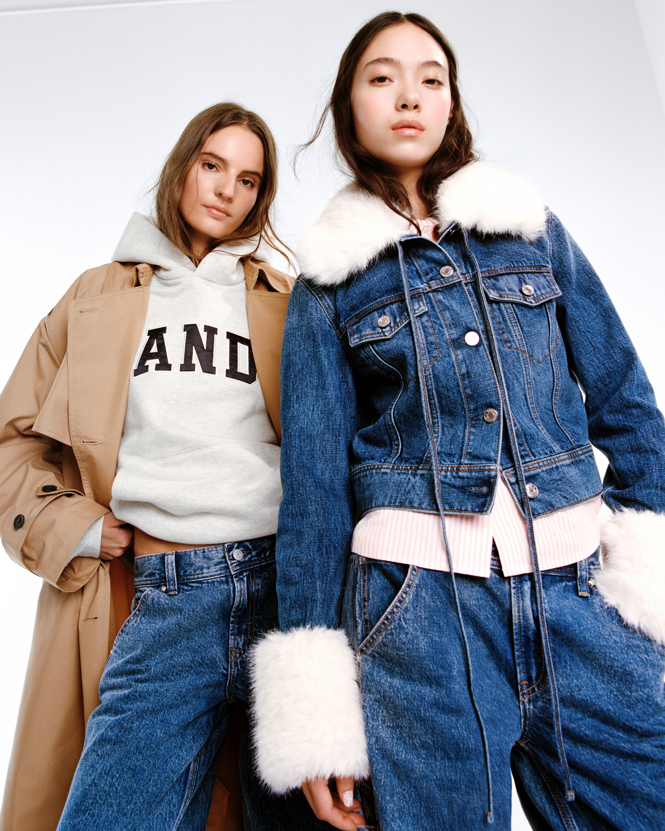 gap × sandy liang ファー クロップド デニム ジャケット gap × sandy liang ファー クロップド デニム ジャケット Gap Japan on X:
