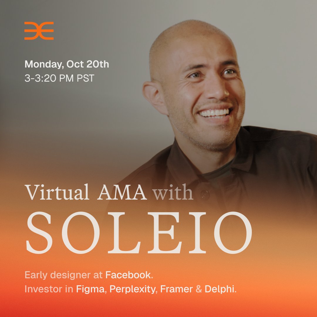 Im_Rich_Zou's tweet image. Hosting a Virtual AMA with @soleio - the early Facebook designer who invented the Like Button - in collaboration with @gracepace_
RSVP in comments below!
