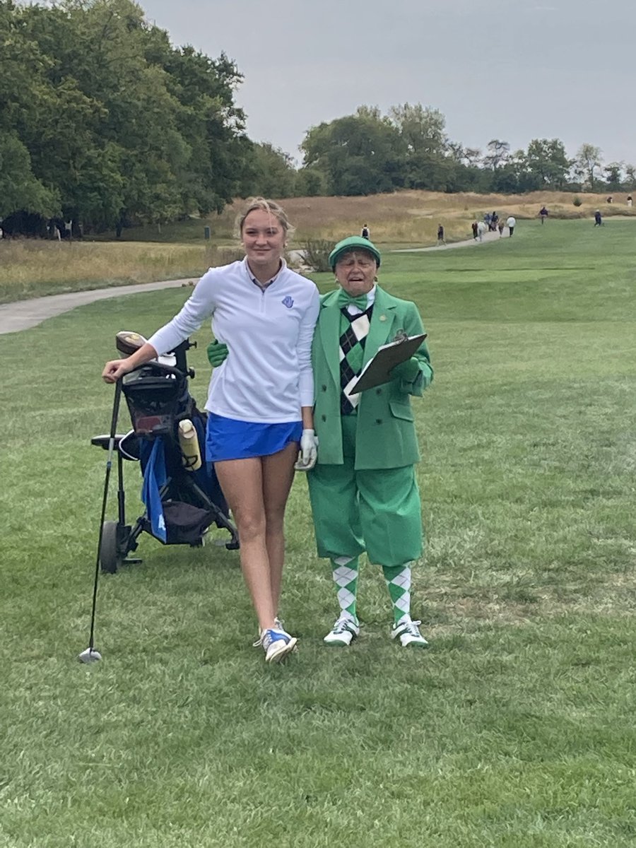 chseagles4's tweet photo. Avery Arendell shot a 76 and is tied for 3rd Place at the #IHSAState Golf Tournament. Keep it up, Avery! https://t.co/W8KUdaAdsE