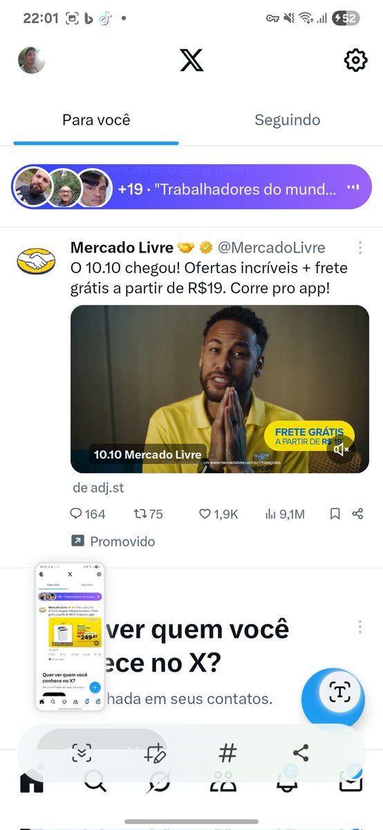 Wanderson080485's tweet photo. É extremamente vergonhoso, e de mal, mau gosto, o mercado livre, repito livre, usar esse lixo como propaganda. 10 de 10 éo Brasil fora do mapa da fome... https://t.co/UsnOp3qa1Z