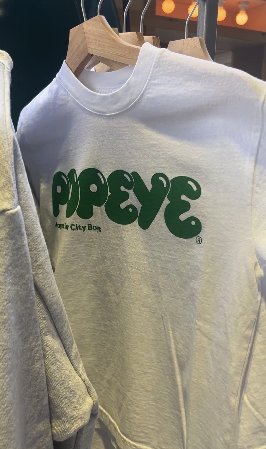 新品未使用☆マガジンハウス博限定 POPEYEスウェット グレー Lサイズ