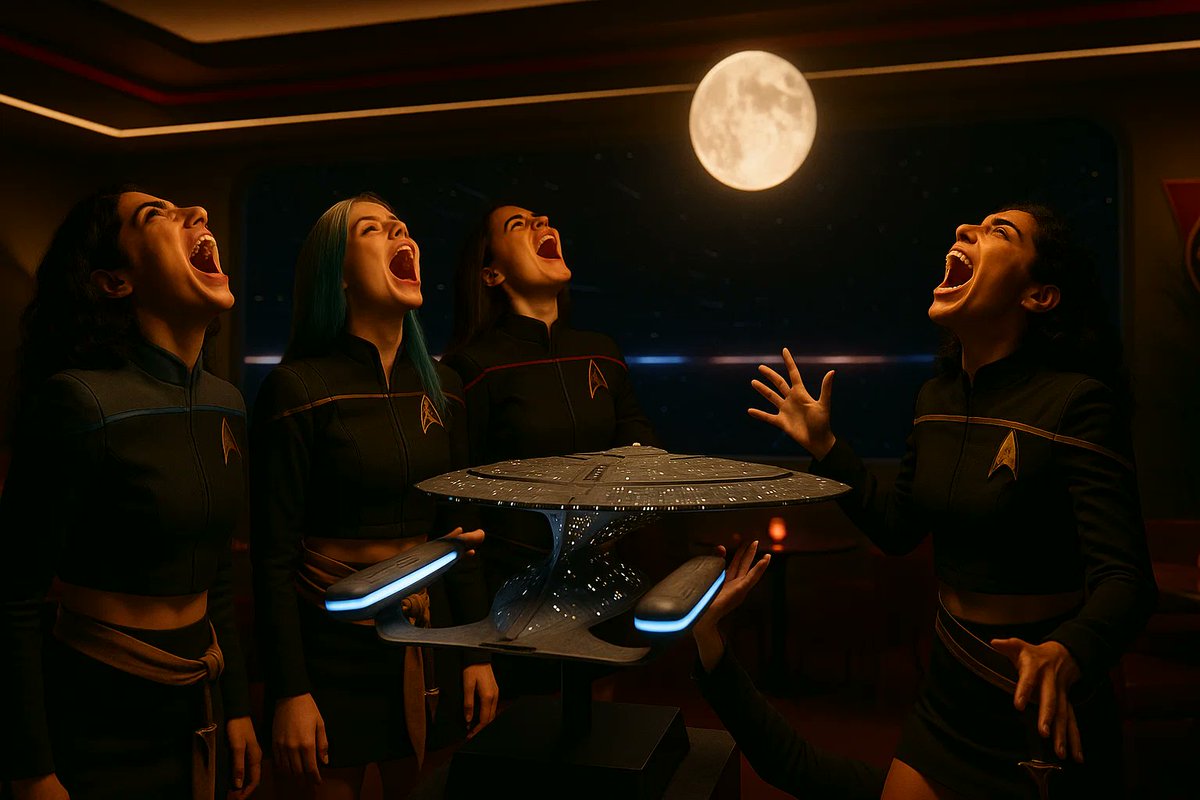 DrPikachu69's tweet photo. OH GODDAMMIT THIS CANT WAIT!! see below and Tweet. Terran Women in 2410 know that SIZE MATTERS and expresses these NEEDS at it's most RAW!!!!!!!!!!!!

WOOOOOOOOOOOOOOOOOOOO!!!!!!!!!!!!!!!!!!!!!!!!!!!!!!!

#aiphotograpy #startrek #terranempire #sizematters #enterprised #mirroruniverse