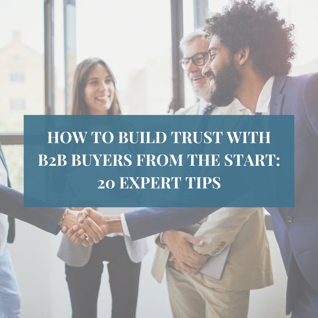 Building trust with #B2B buyers starts from the very first interaction. <a href="/Forbes/">Forbes</a> asked 20 communications leaders, including UPR VP Katie Jewett, to share how brands can set the stage for lasting relationships: na2.hubs.ly/H01x2n20

#B2BMarketing