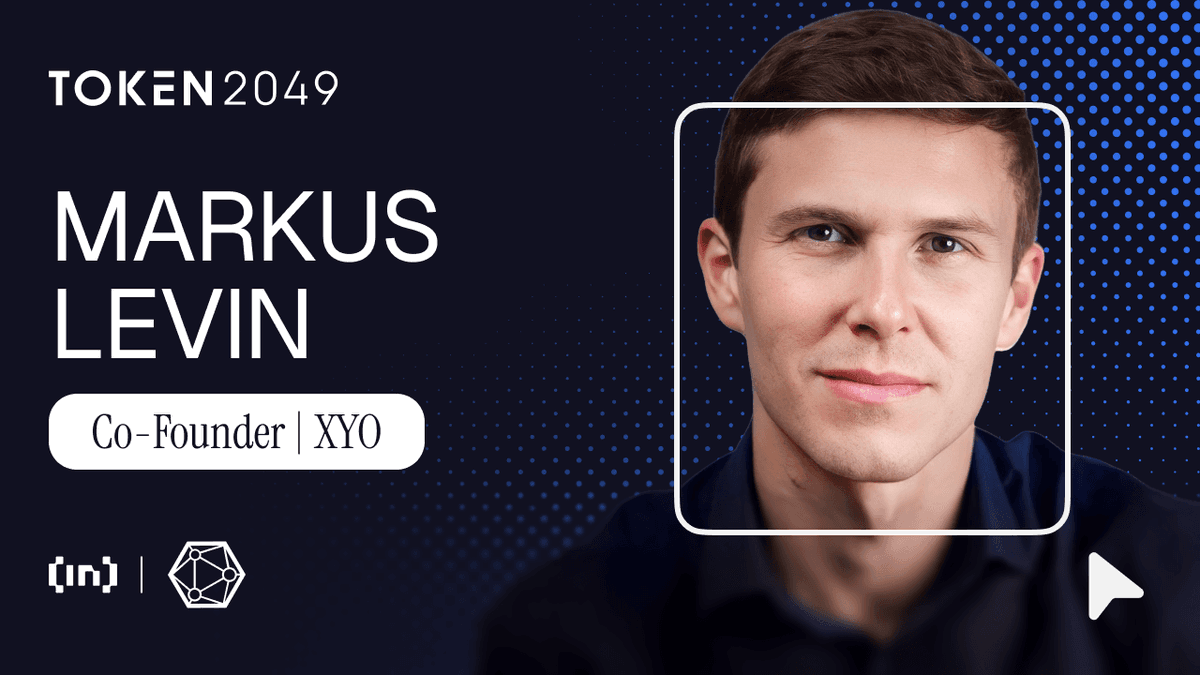 beincrypto's tweet image. XYO’s Vision: Powering AI Data with Layer-1 Blockchain

At @token2049 Singapore, BeInCrypto spoke with Markus Levin, Co-Founder of @OfficialXYO, on their new XYO Layer One blockchain.

With over 10 million nodes globally, XYO tackles data verification for AI and Web3, using Proof…