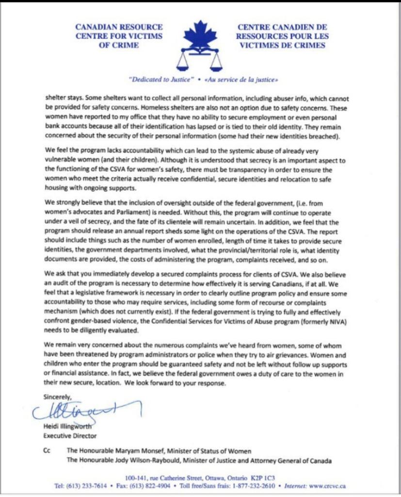 canstatesecrets's tweet image. These changes are not accessible to women &amp;amp; children escaping violence. 
Without a timeline for delivery of service or guarantee of de-linked identification documents, women struggle to survive &amp;amp; have no future to look forward to. #StateSecrets #cdnpoli #canlaw