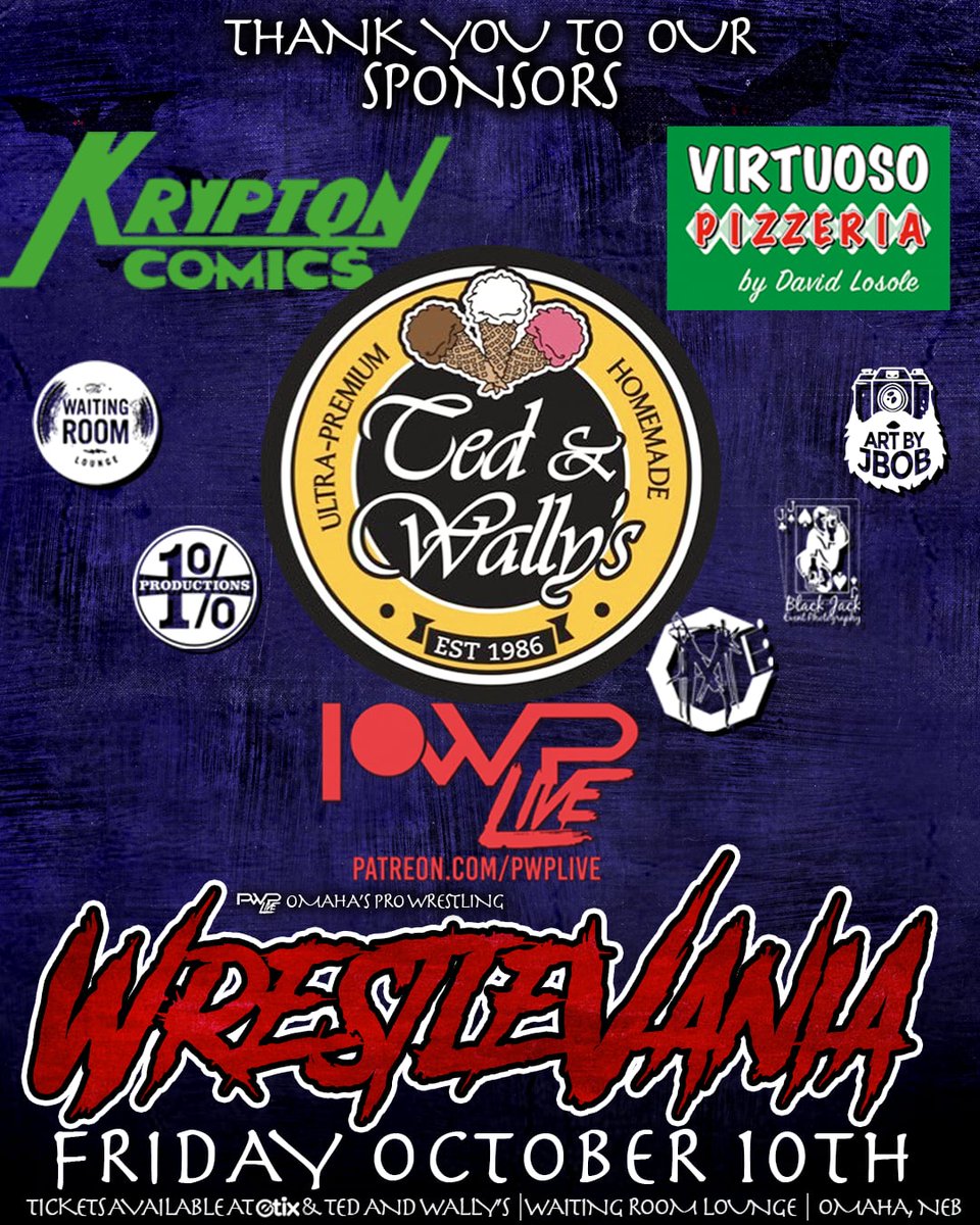 A huge thank you to our amazing sponsors!!