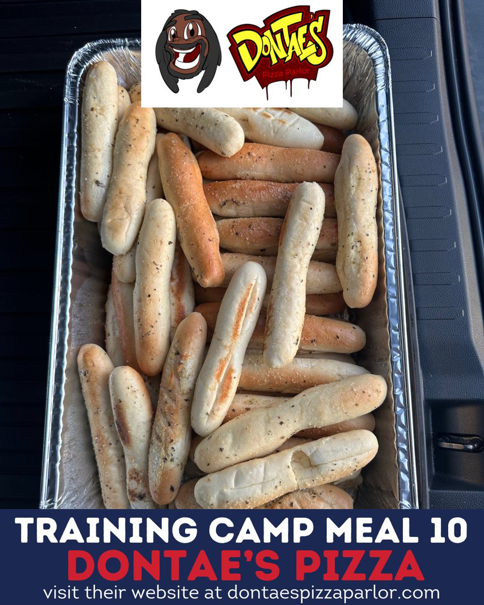 Thank you to Dontae's Highland Pizza Parlor for providing our guys with a ton of dinner after Day 4 of Camp!

For more information about their restaurant, visit their website at dontaespizzaparlor.com!

#LetsGoBolts | #WhoseHouse