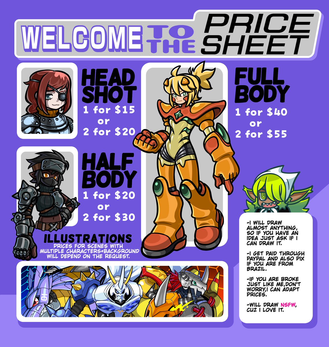 rukasumg's tweet photo. hey,my people! here is my new price sheet,im greedy,but i tried to be fair with the prices,i kinda need the money tho,so hire me. please feel free to DM me for any questions,i try to reply asap! 😋 https://t.co/5lpY9wRXgD