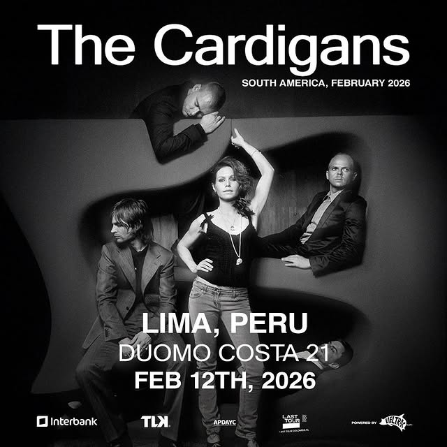 screamyell's tweet photo. Cardigans confirma terceiro show na América do Sul em fevereiro:

10 de fevereiro, Santiago (Chile)
12 de fevereiro, Lima (Peru)
14 de fevereiro, Bogota (Colombia) https://t.co/QxNaGkuXfi