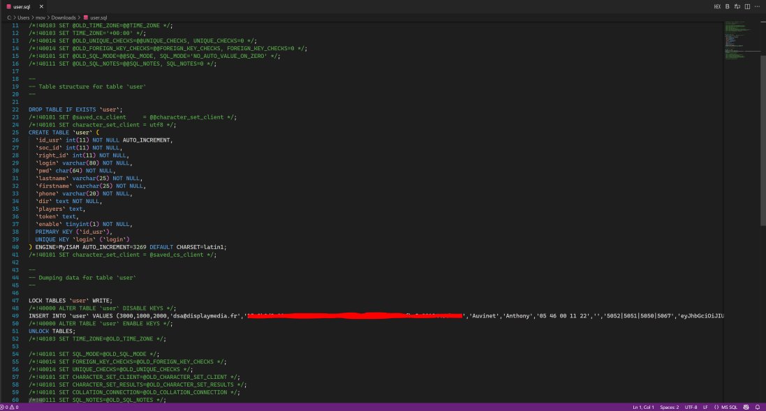 L1ghtS3c's tweet image. DMCWARE HACKED BY LIGHTSEC

Review your security...

displaymedia[.]fr

DEFACE MIRROR : web.archive.org/web/2025101020…

dmcware-app[.]com

@DisplayMediaFR 

Your data is now ours !