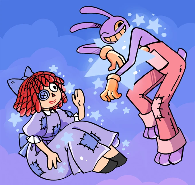 I love these little digital guys so much... #theamazingdigitalcircus #tadcfanart #amazingdigitalcircus #glitchproductions