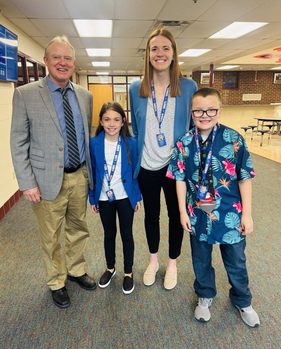 Ruby and Archie were the principals today!