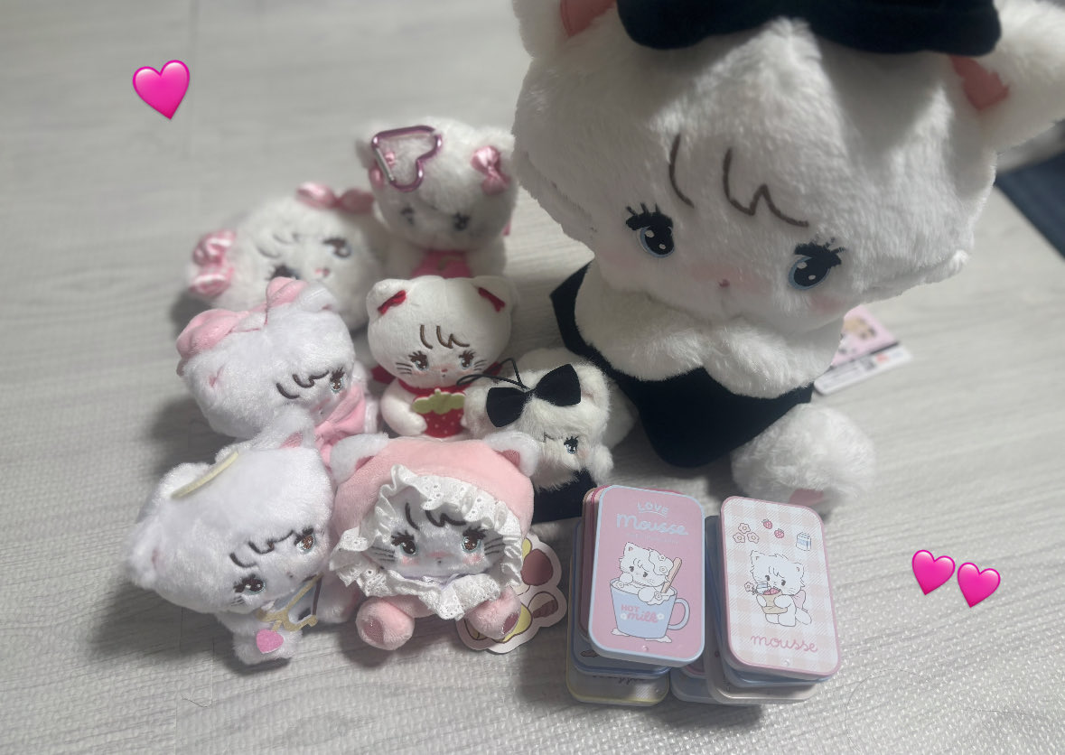 _ma3wan_'s tweet image. 集めてた可愛い子たちー！！！！🩷🙌🏻
 #mikkoillustrations  #mikko 🫶🏻