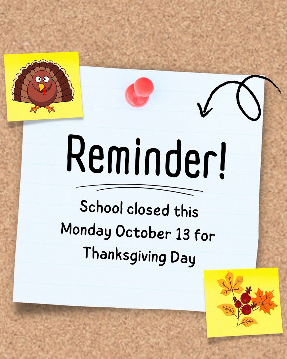 Have a great long weekend and happy Thanksgiving 🦃