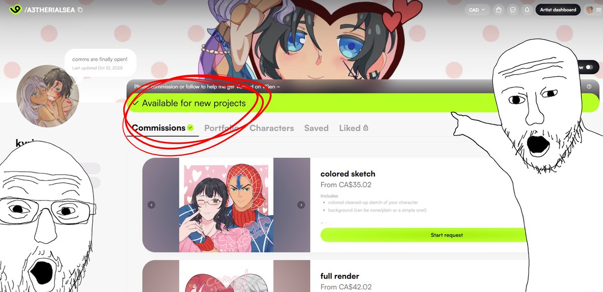 kyrie rosfield 𓆩♡𓆪 COMMS OPEN! tweet media