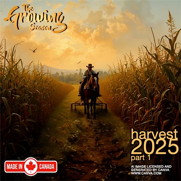 Fall is the time for harvesting. How did our Aboriginals and Pioneers grow, harvest and store these crops each year?  Join The Growing Season for their Harvest 2025 SHOW Part 1 on October 11 and 12 at 12:00pm. @Sauga960am.  Happy Thanksgiving!  growingseasoncanada.com