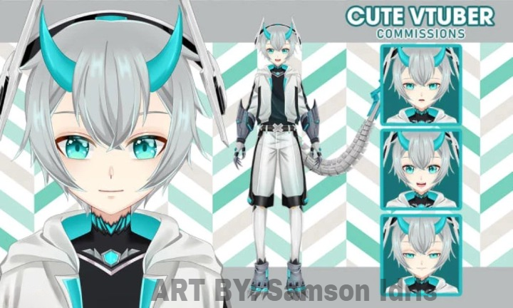 samsonidris22's tweet image. Just finished this VTuber model design for a lovely client! 💎
I really enjoyed working on the expressions and outfit details bringing their vision to life was such a fun process. 💖
#VTuber #VTuberModel #VTuberArt #Live2DModel #CharacterDesign #CommissionsOpen #AnimeArt