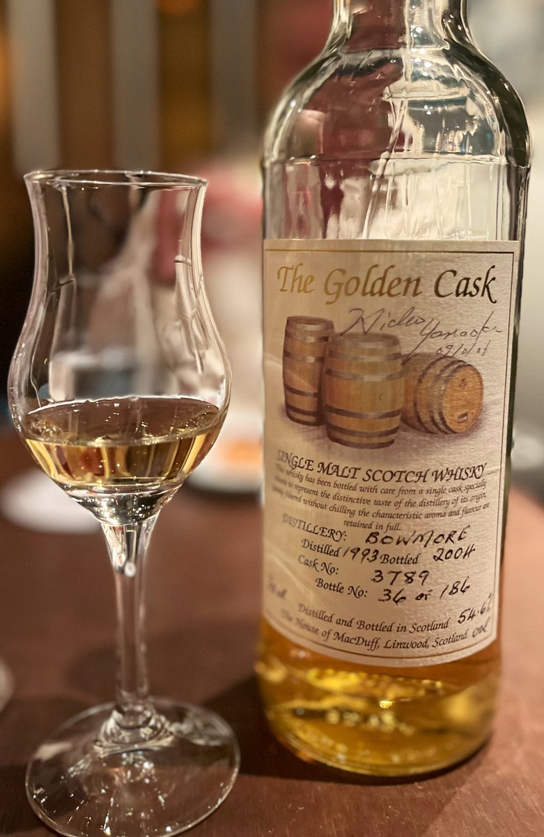 ボウモア11年The Golden Caskシリーズ1993 54.6% ボウモア11年The Golden Caskシリーズ1993 54.6%