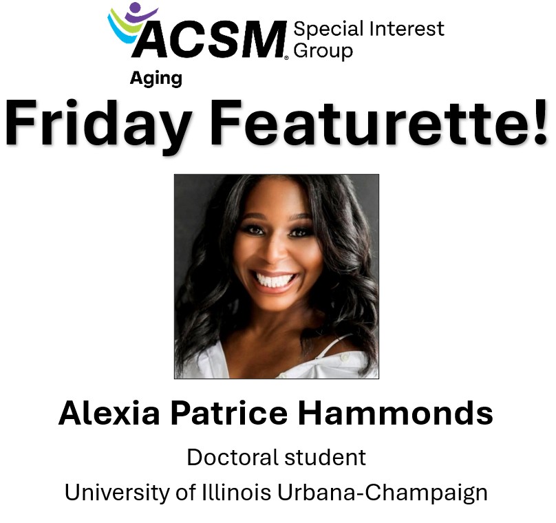 ACSM - Aging Interest Group tweet media