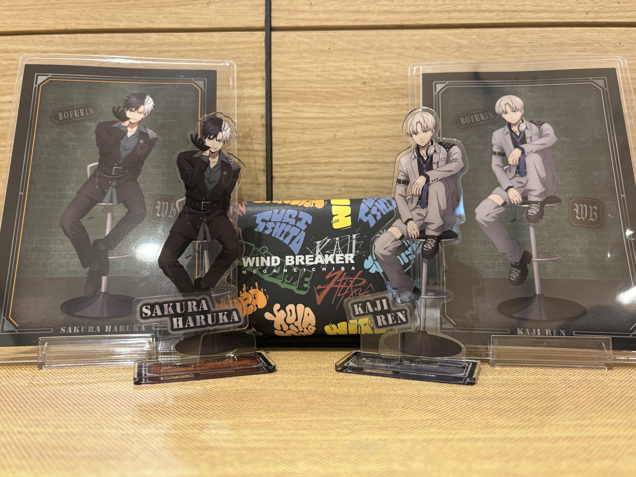 8/31まで値下げ/オトメイト　AAS　アクスタ他　ギスラン 来世は他人がいい」アクリルスタンド 描き下ろし等身 -四神- 鳥