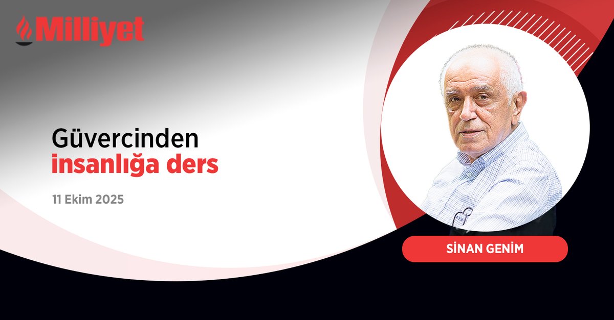 milliyet's tweet photo. Güvercinden insanlığa ders | #SinanGenim yazdı...
https://t.co/8IWz90bSoD https://t.co/Od8GvAHLdC