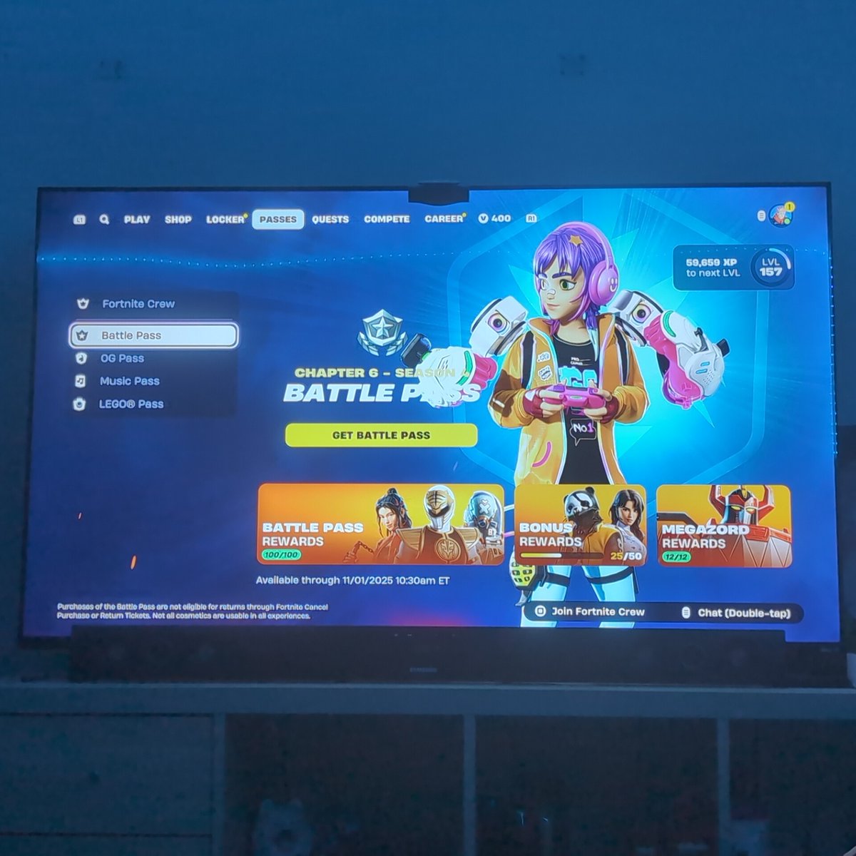 CharlieBeau18's tweet photo. Yooo @EpicGames @Fortnite where tf is my battle passes?! I bought Fortnite Crew pass at the beginning of the season.. completed a majority of all the passes and signed on today to "Battle pass Required" to claim rest of the rewards I already started https://t.co/V0QhzHOT5E