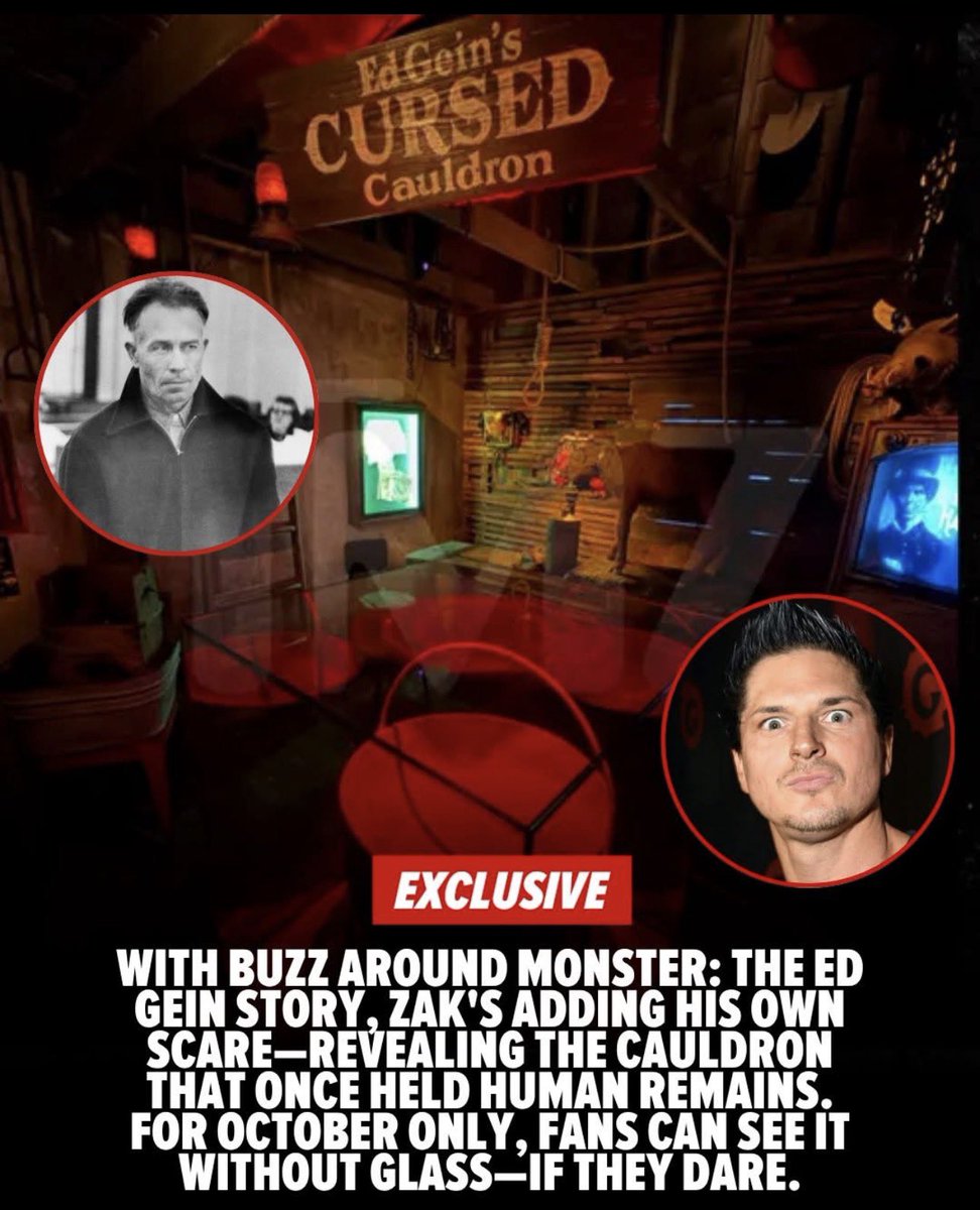 Might wanna stop by <a href="/Zak_Bagans/">Zak Bagans 🧛🏻‍♂️</a> <a href="/hauntedmuseum/">Zak Bagans' The Haunted Museum</a> 💀