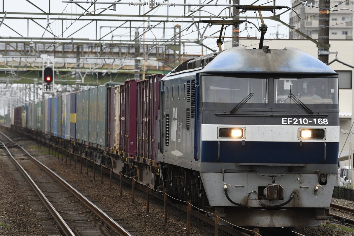 2025.10.11
5052レ 東京貨物ターミナル行き
EF210-168[吹]+コキ22B
天竜川駅にて

クマイチの後に来た5052レも📷️
こちらはさすがの良積載でした。