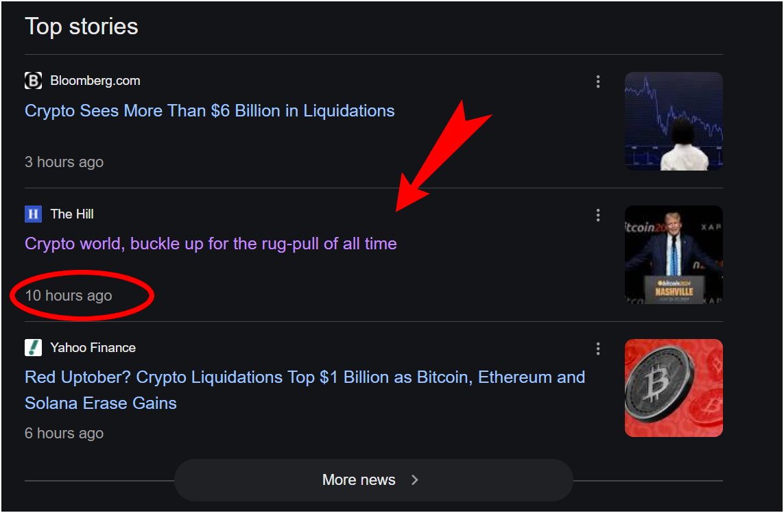 SamSamieReal's tweet image. They warned us! We didn't listen ☠️ @thehill 
#CryptoNews #BTC #ETH