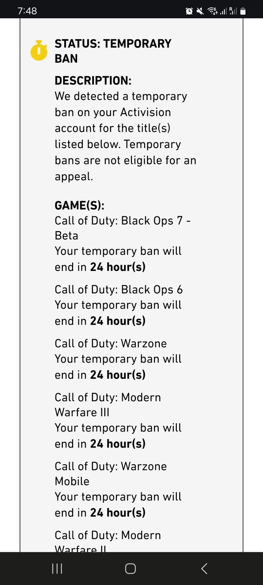 Mientras trabajaba le pedí ayuda a mi amigo pata que me subiera las nuevas armas y así poder jugar con ellas cuando regresará y puum shadowban 🤣 y el juega en play 5 <a href="/CallofDutyLATAM/">Call of Duty LATAM</a> <a href="/ATVIAssist/">Activision Support</a> arreglen su juego