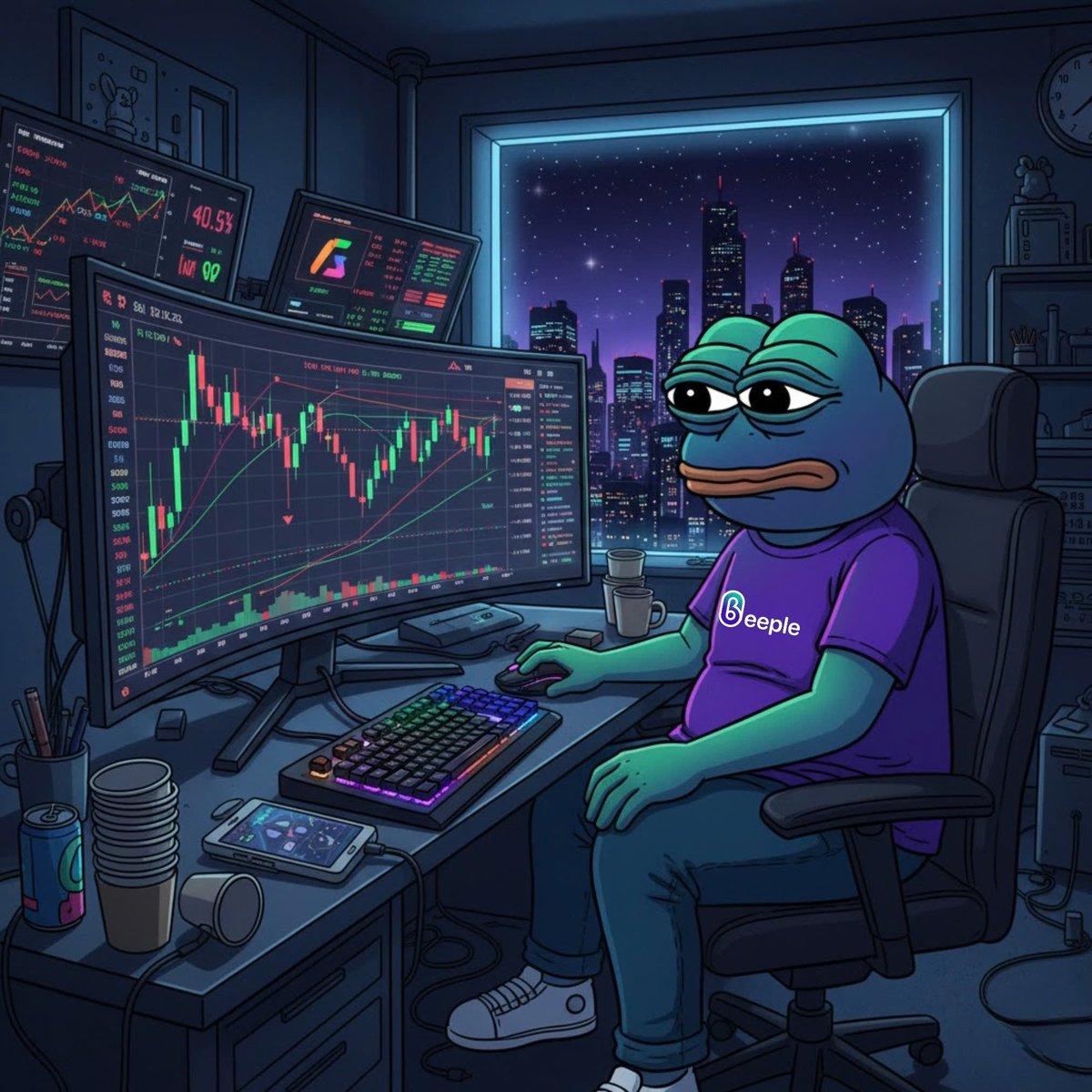 BpleAI's tweet image. The market’s all red this morning, but $BPAI stays rock-solid through the chaos 💥

🧠 Price remains stable — even up +24% in the past 24h
👥 Holders jumped +1271% — massive growth!

Beeple AI keeps proving that meme + AI + on-chain culture is the real alpha 🚀

If you haven’t…