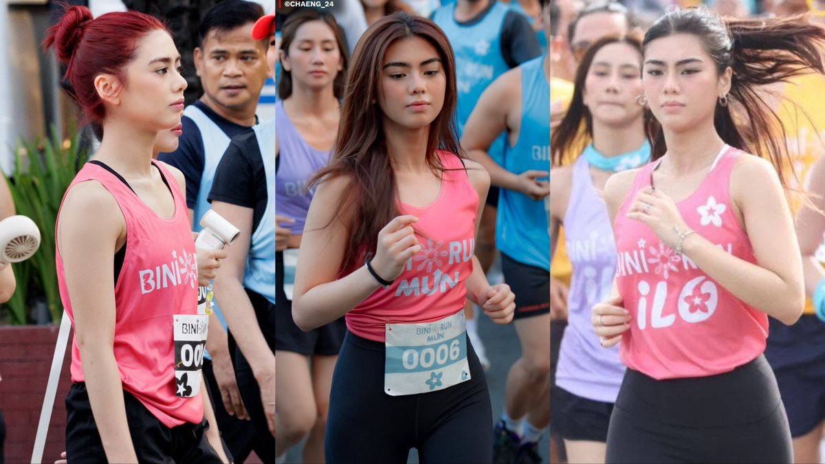 three bini runs, three different hair colors for mikha lim 

2024                         JAN 2025               OCT 2025