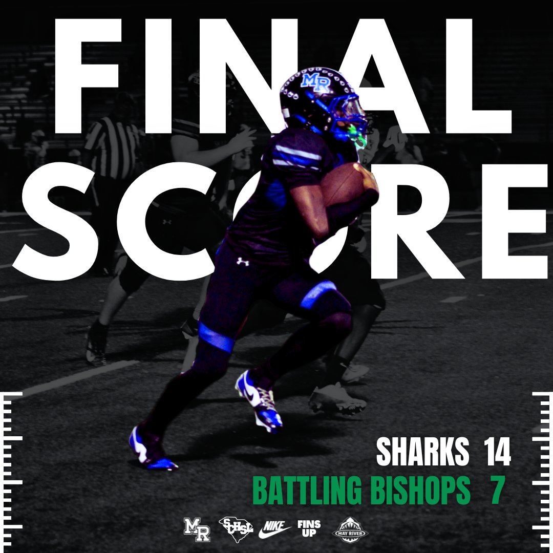 Preyed On.

Sharks 14
Batting Bishops 7

#EmbraceTheChaos