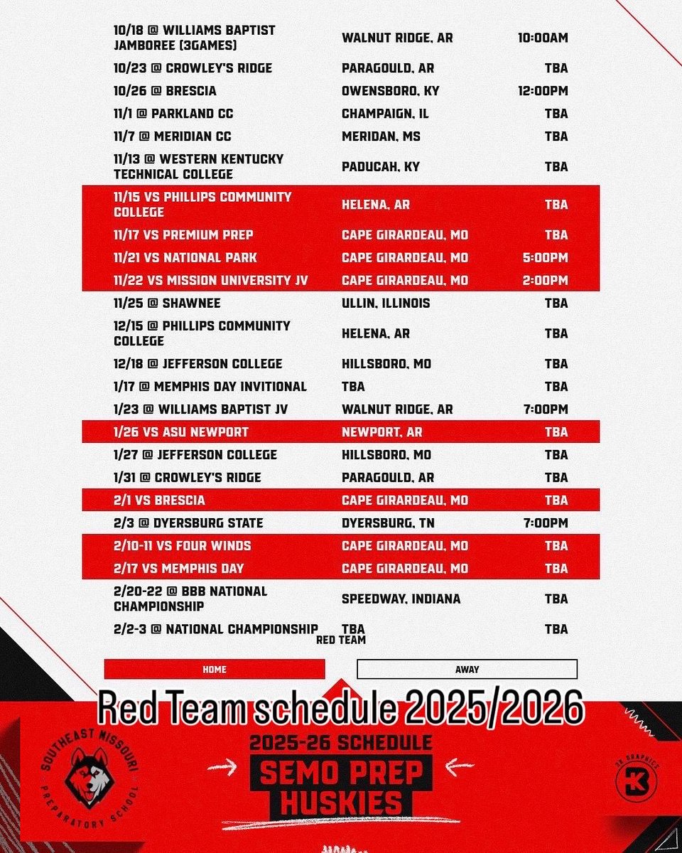 🚨 We’re Back on Twitter! 🚨
SEMO Prep is excited to relaunch our page and bring you inside access to our players, coaches, and the road to the 2025/26 season. Good luck to our mens basketball team this weekend. 
👉 Follow along for game schedules, recruiting updates, and