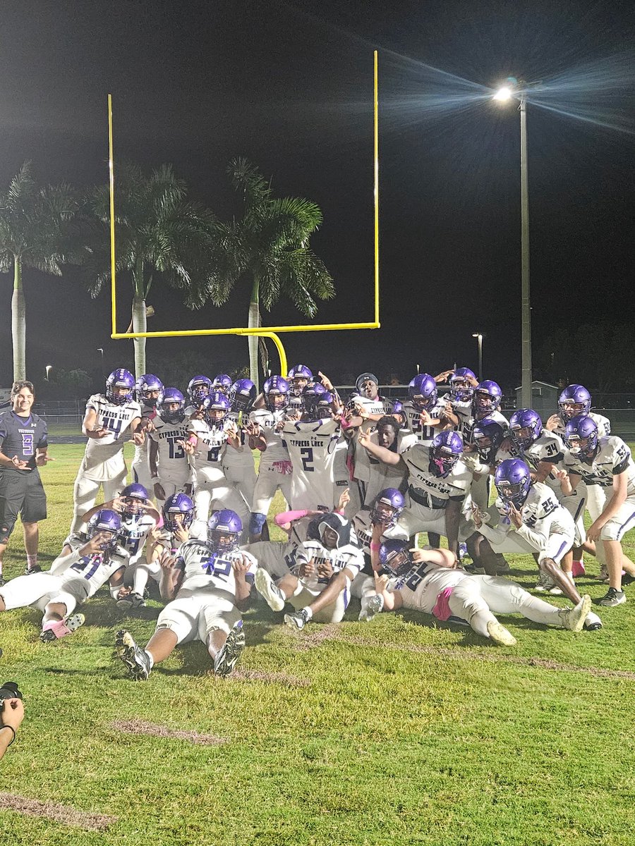 And the final is…

Cypress Lake 51

Island Coast 7

#LETSGO