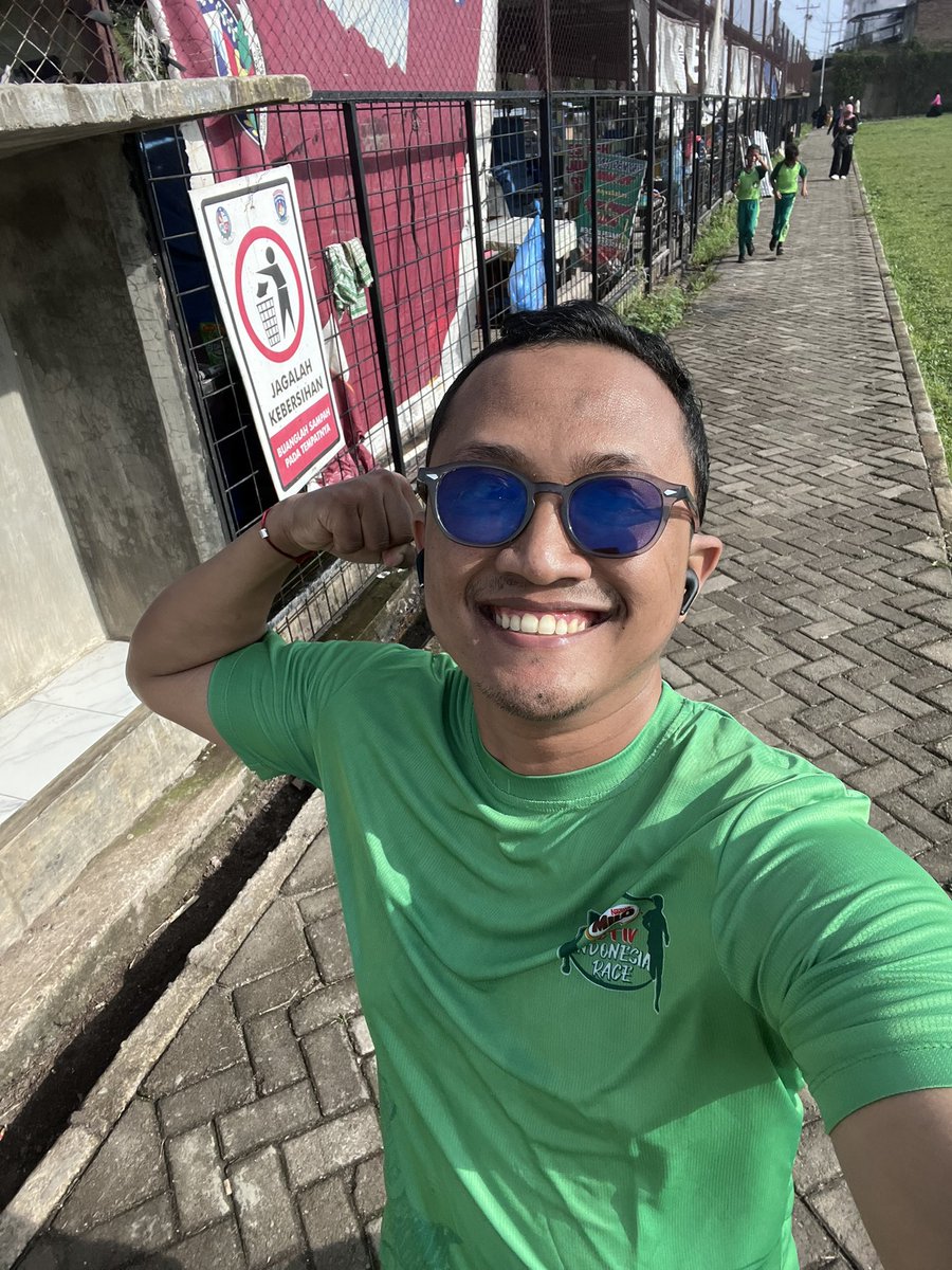 Sembuh dikit lari 🫶🏻💪🏼